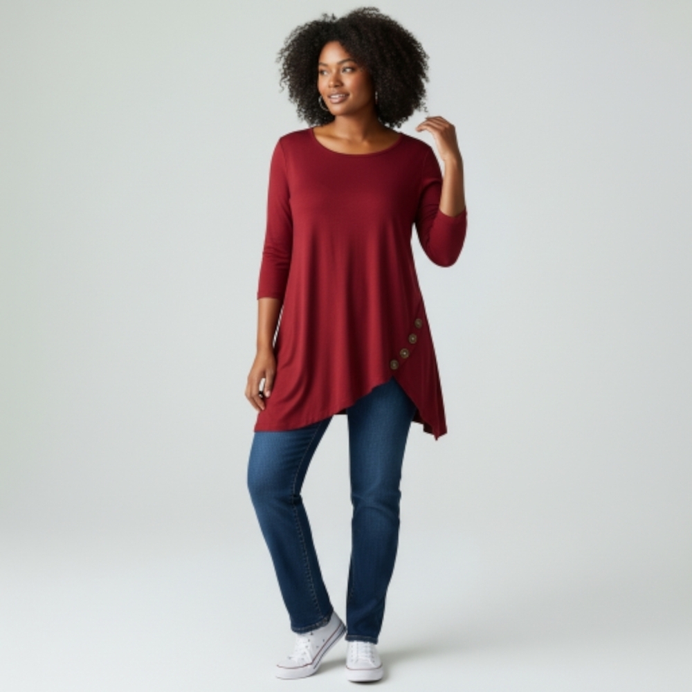 🎆 Allegra K Assymetric Tunic